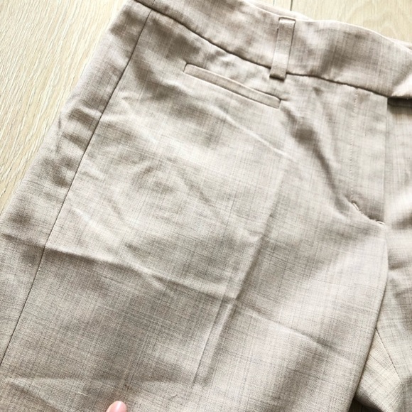 BCBG Maxazria Y2K Wool Blend Flare Pants in Beige - Picture 10 of 13